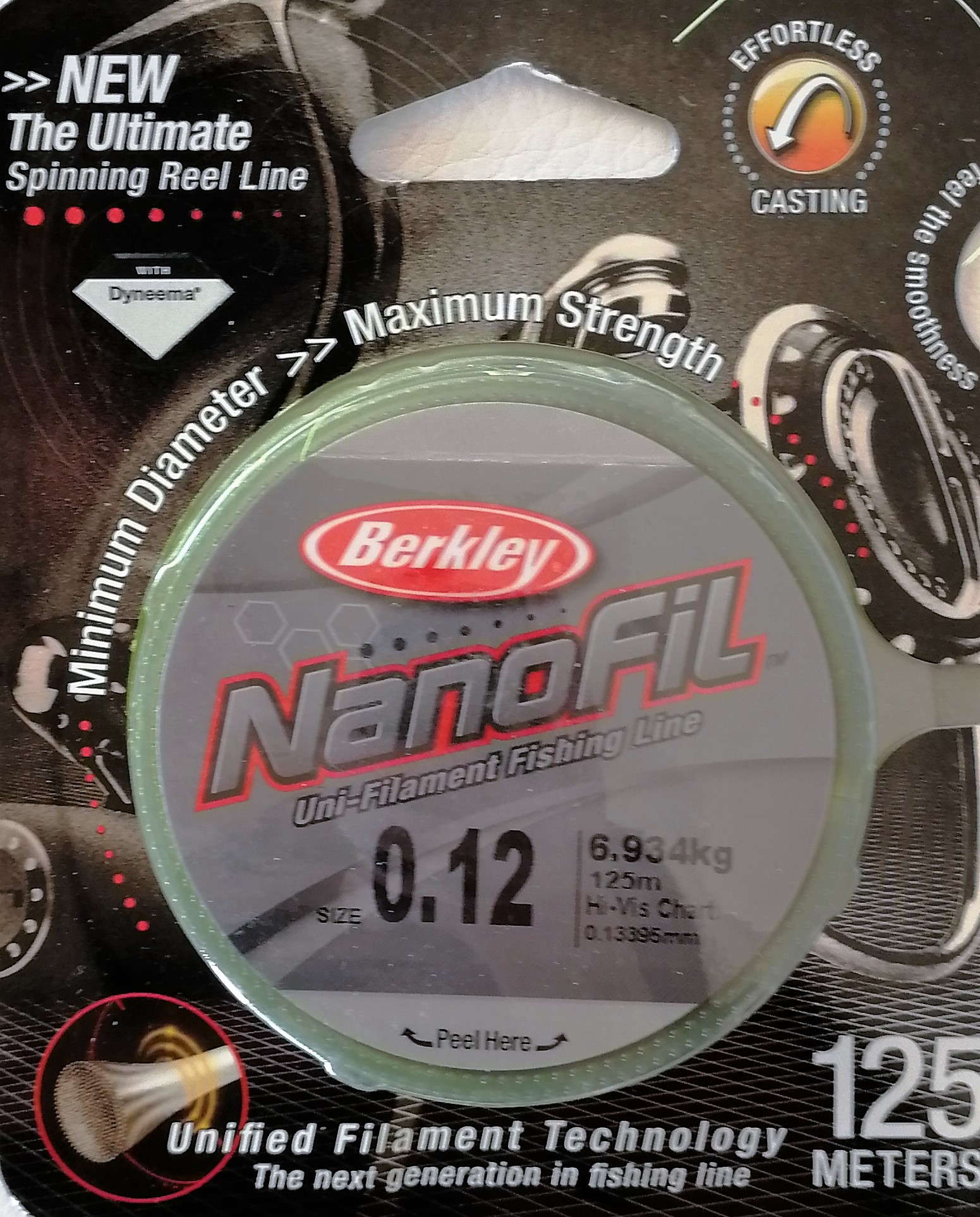 Berkley NanoFil Hi Vis Chart Mt 125 - Armeria Vedovelli